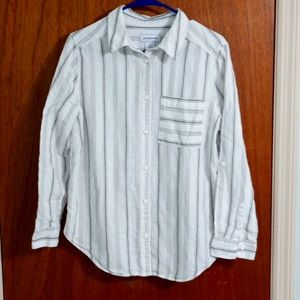 Liz Claiborne striped button down